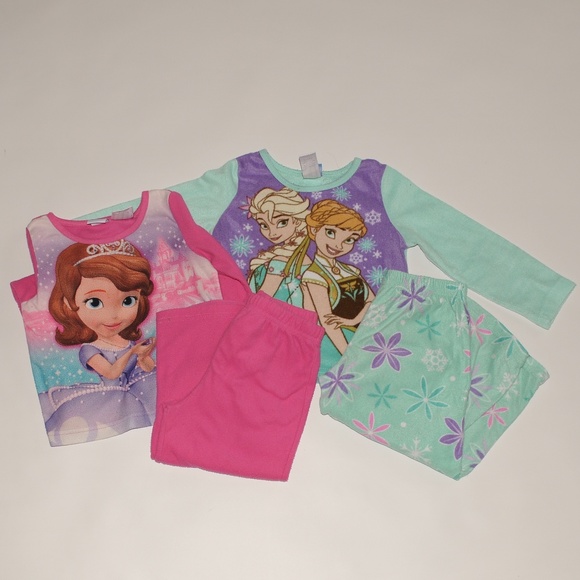 Frozen / Ella 3T & 4T PJ's 4126 - Picture 2 of 6